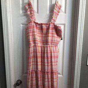 Pink Plaid Sundress